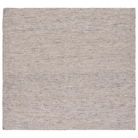 Safavieh 6 x 6 ft. Natural Contemporary Hand Woven Square Rug Grey & Ivory NAT975F-6SQ